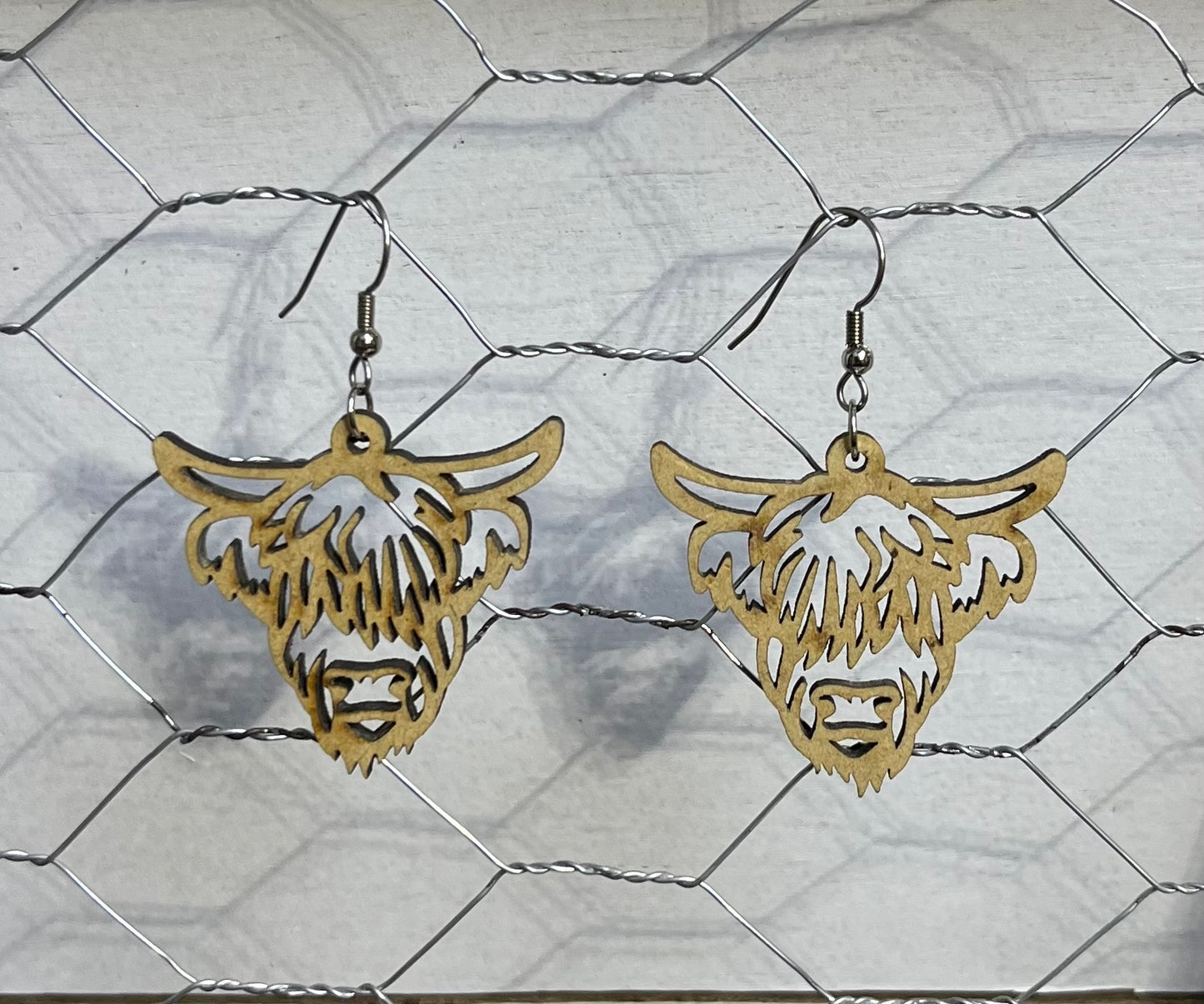 Highland Cow Earrings