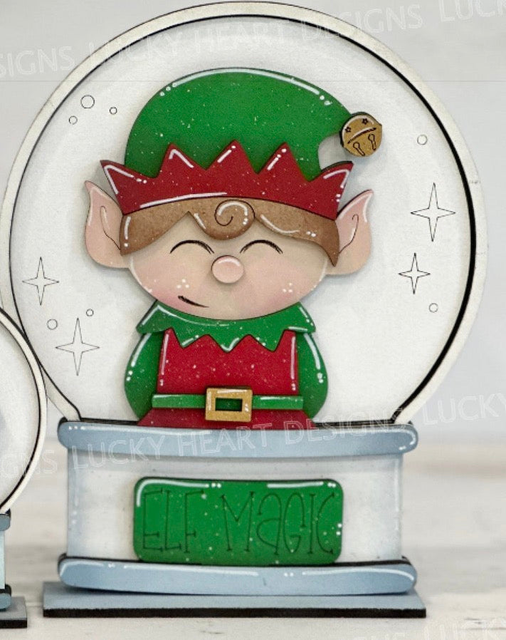SNOW GLOBE  BUBBLEGUM MACHINE AND HOME SIGN