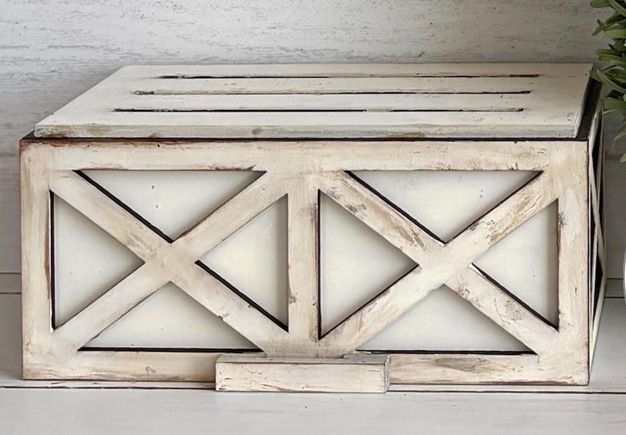 FARMHOUSE CRATE W/ INTERCHANGEABLE INSERTS