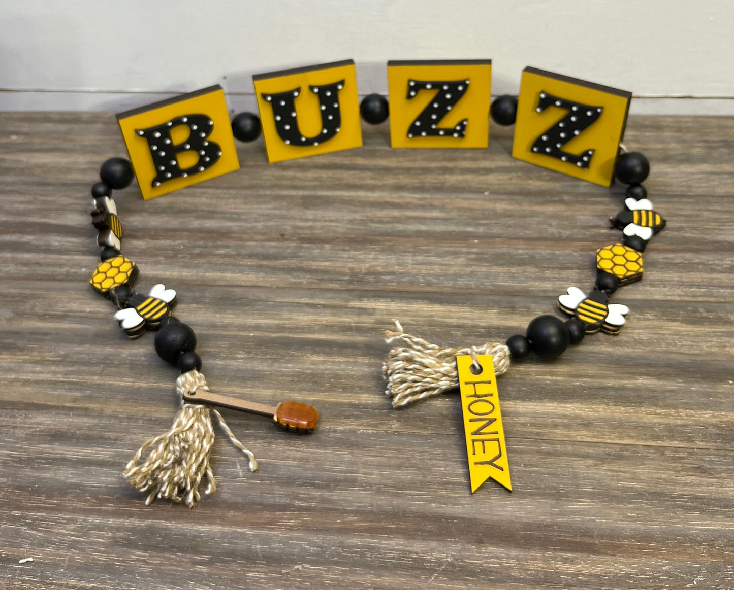 Beaded Shelf Sitter Bumblebee