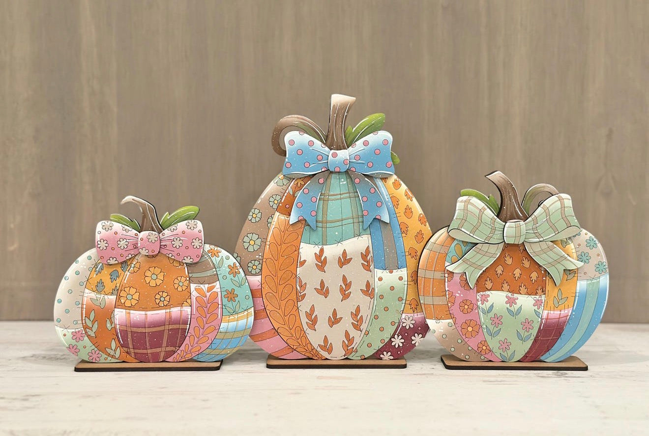 PATCH WORK PUMPKINS