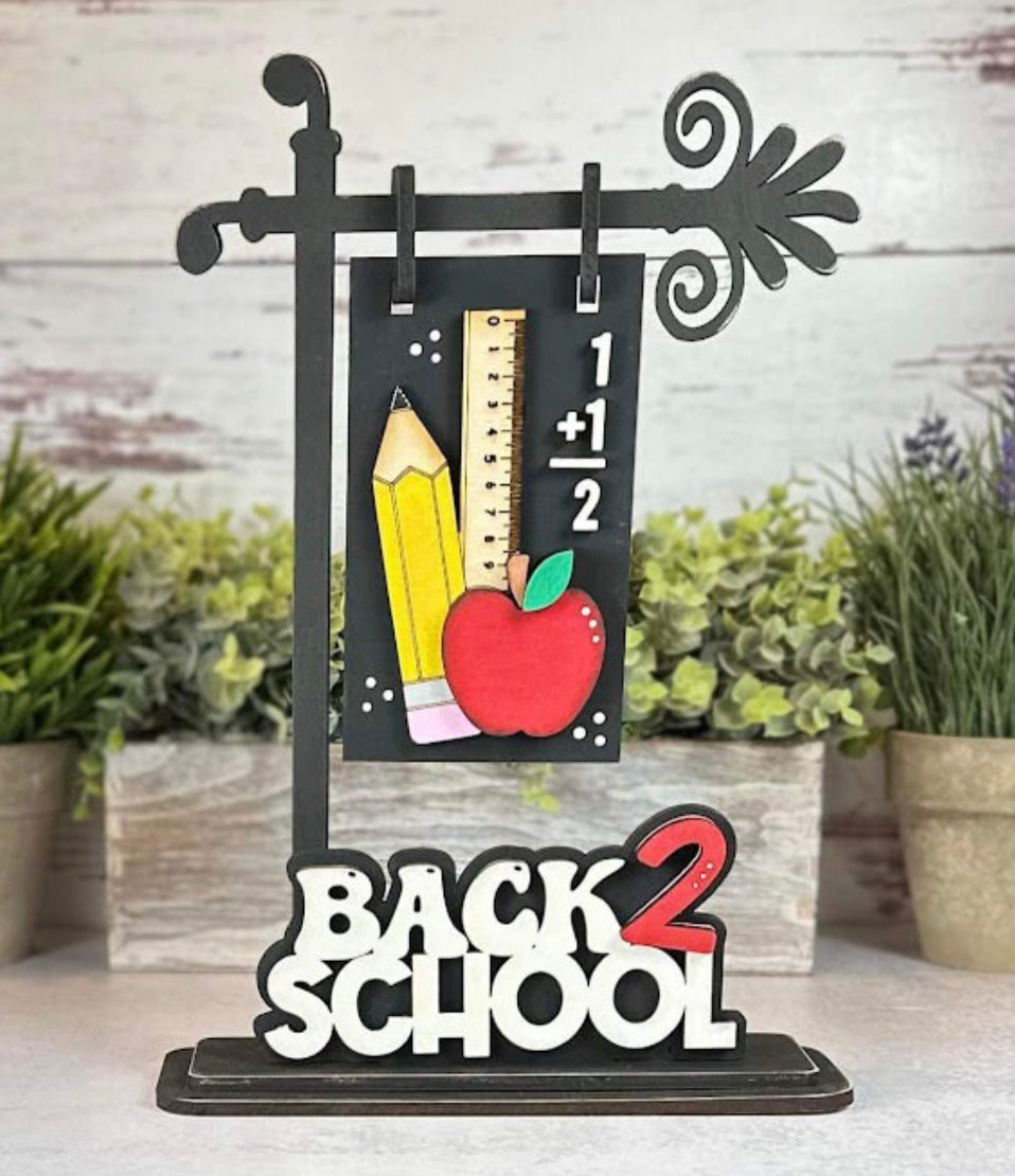 Mini Garden Flag Stand and Flags