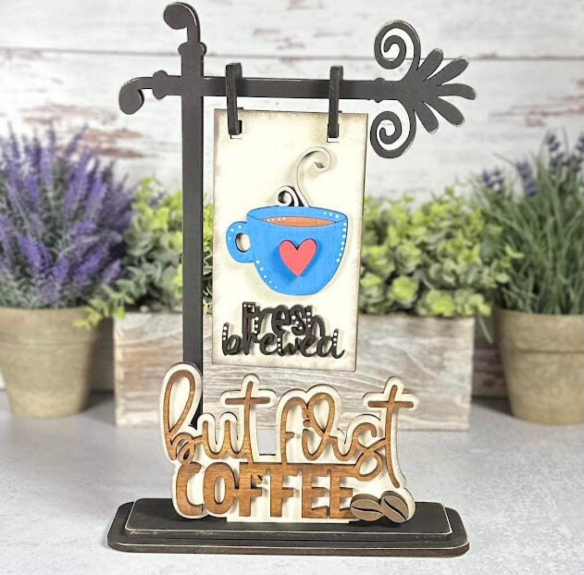 Mini Garden Flag Stand and Flags