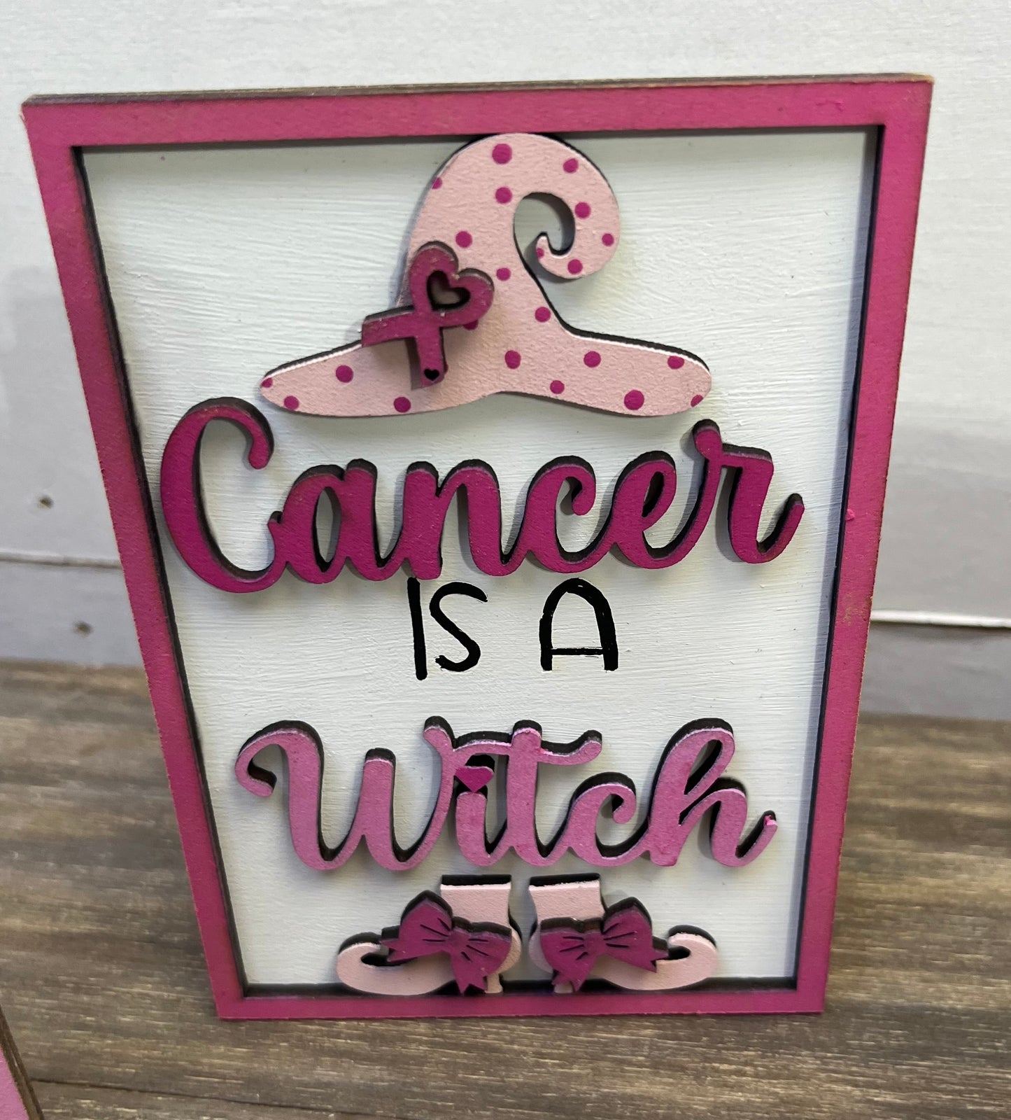 Breast Cancer October Tiered Tray