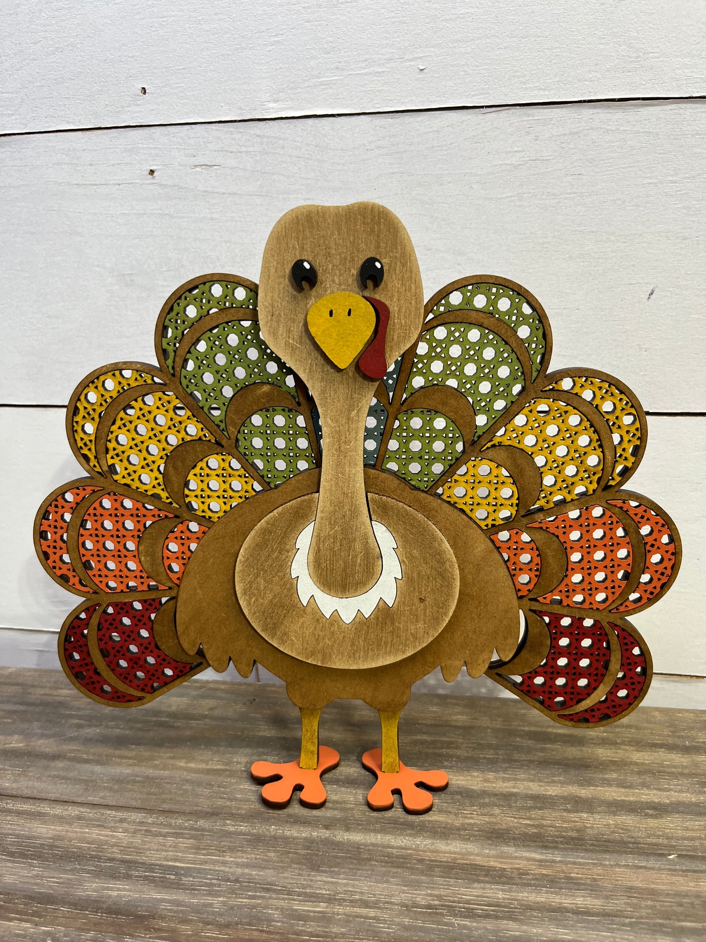 Rattan Standing Turkey