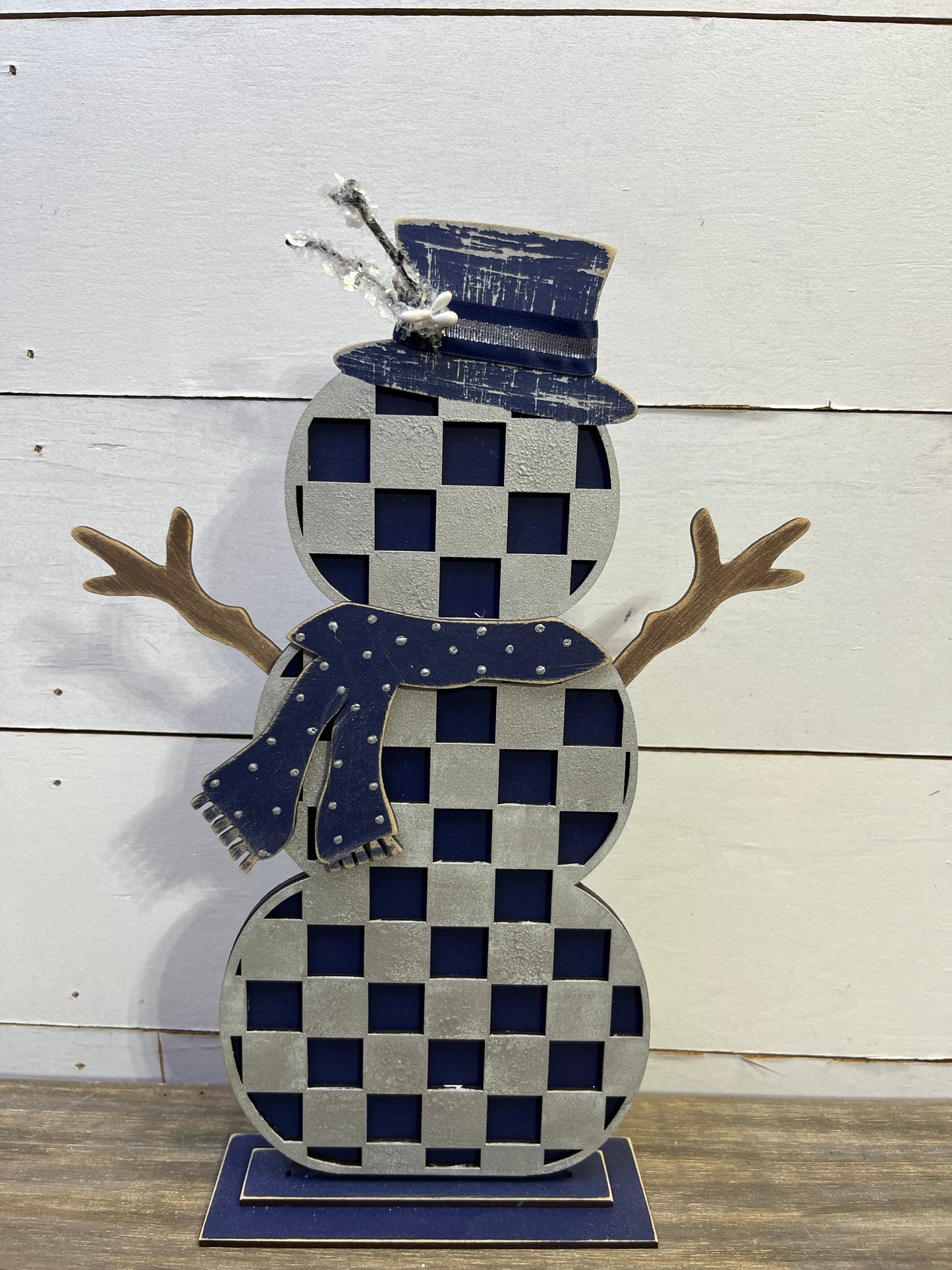 Patterned Snowmen