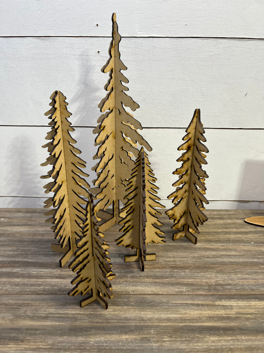 Pine Trees 3-D