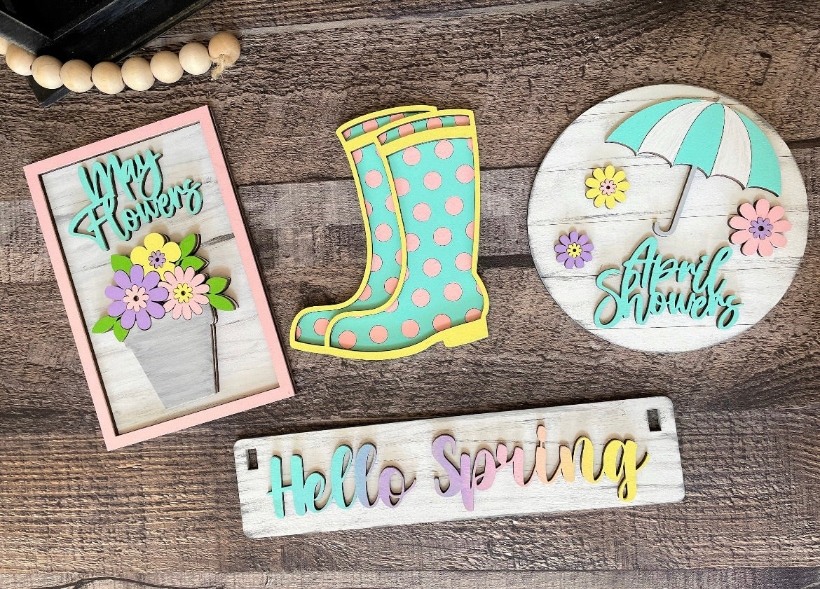 Farmhouse Wagon Shelf Sitter Inserts