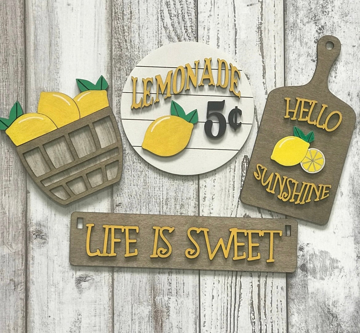 Farmhouse Wagon Shelf Sitter Inserts