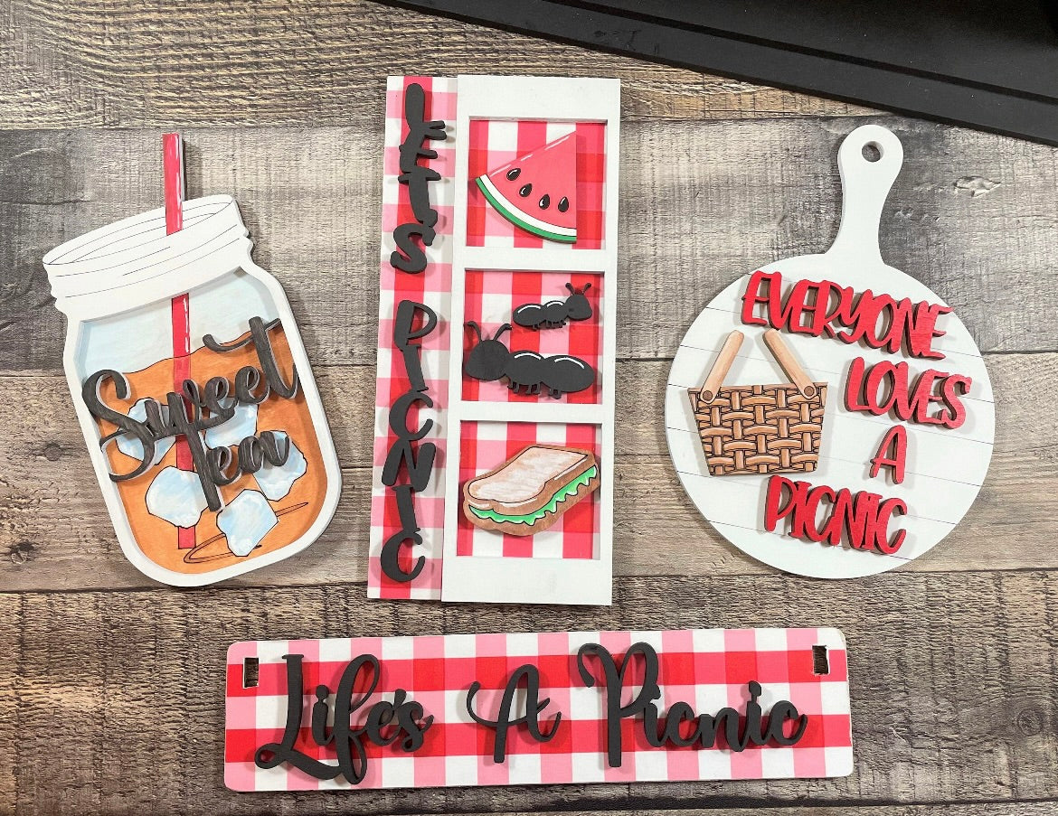 Farmhouse Wagon Shelf Sitter Inserts