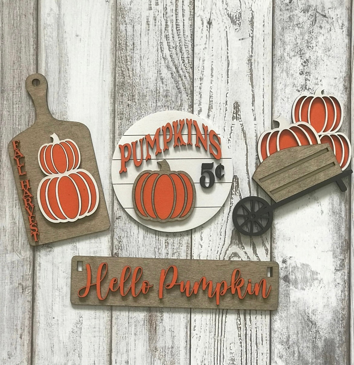 Farmhouse Wagon Shelf Sitter Inserts