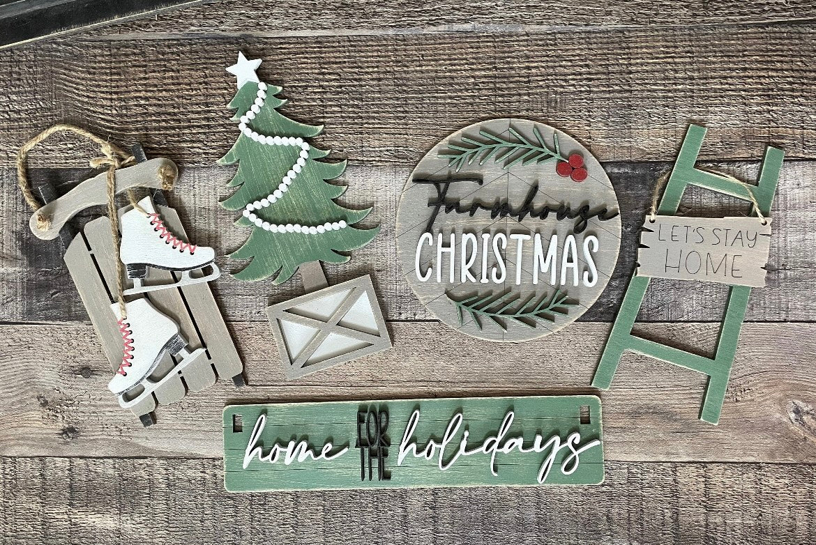 Farmhouse Wagon Shelf Sitter Inserts