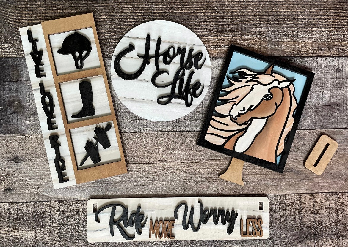 Farmhouse Wagon Shelf Sitter Inserts