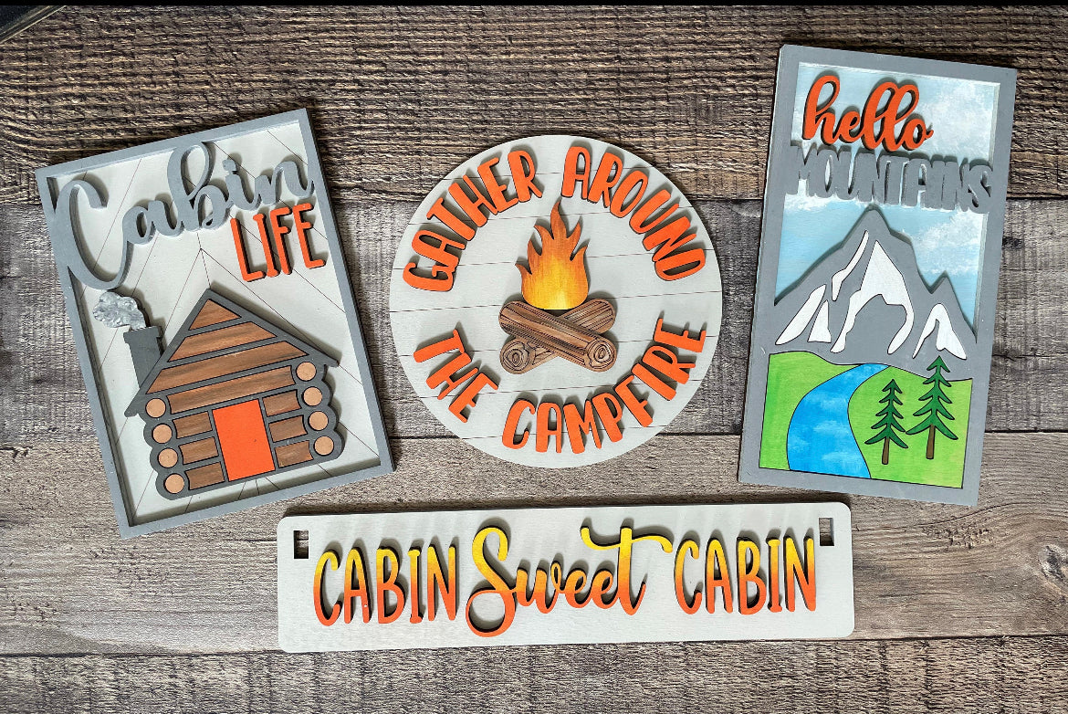 Farmhouse Wagon Shelf Sitter Inserts