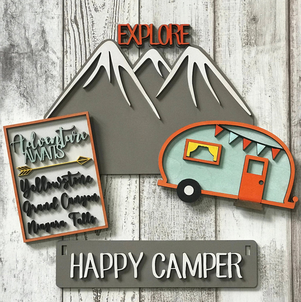 Farmhouse Wagon Shelf Sitter Inserts