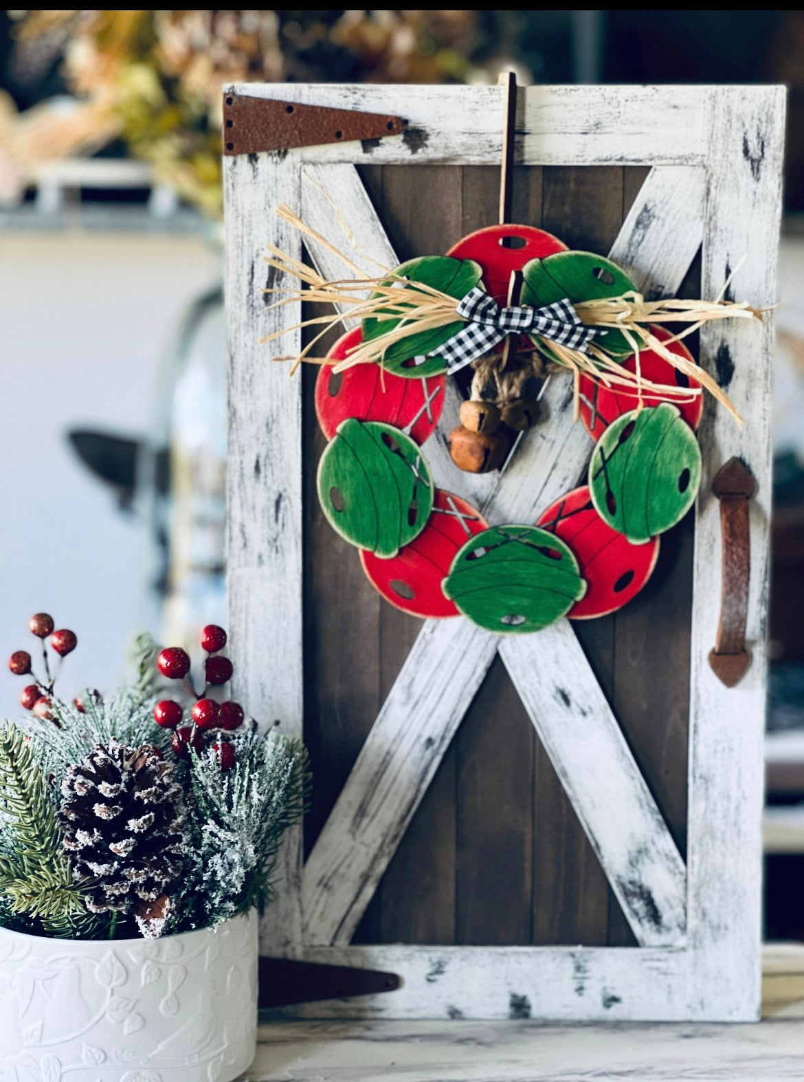 Interchangeable Barn Door Wreath DIY Kit