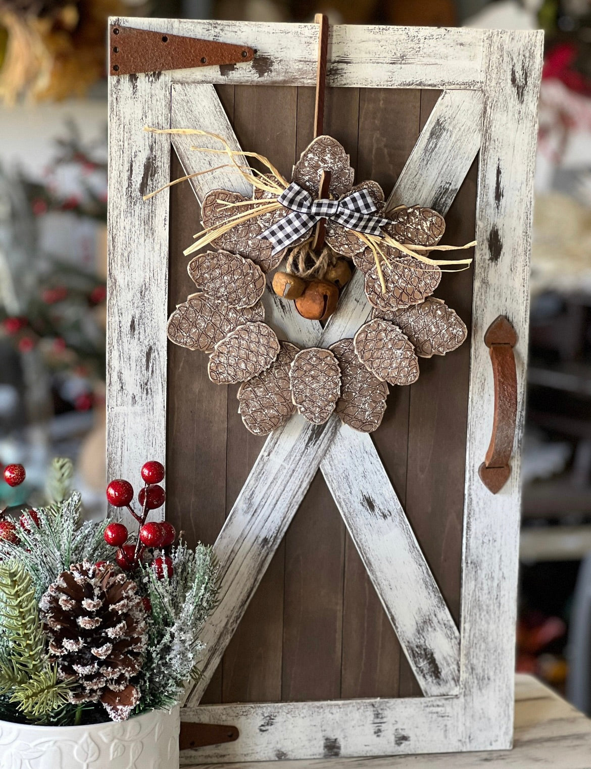 Interchangeable Barn Door Wreath DIY Kit