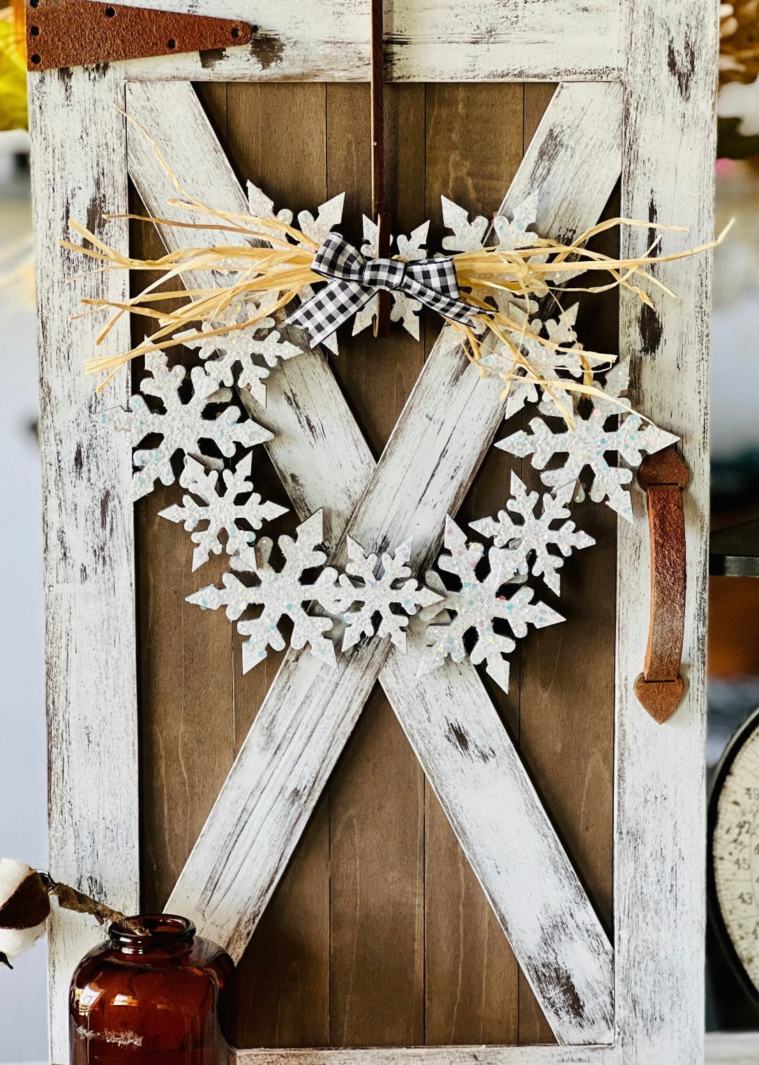 Interchangeable Barn Door Wreath DIY Kit