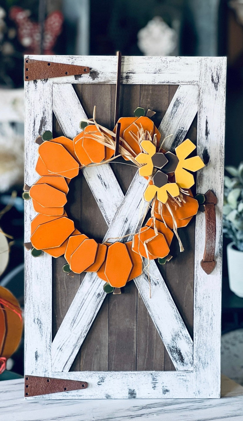 Interchangeable Barn Door Wreath DIY Kit