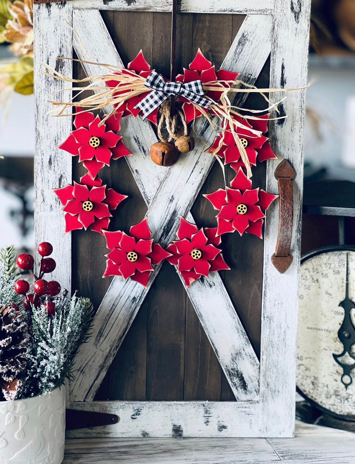 Interchangeable Barn Door Wreath DIY Kit