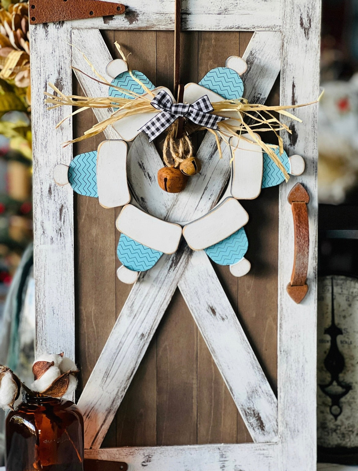 Interchangeable Barn Door Wreath DIY Kit