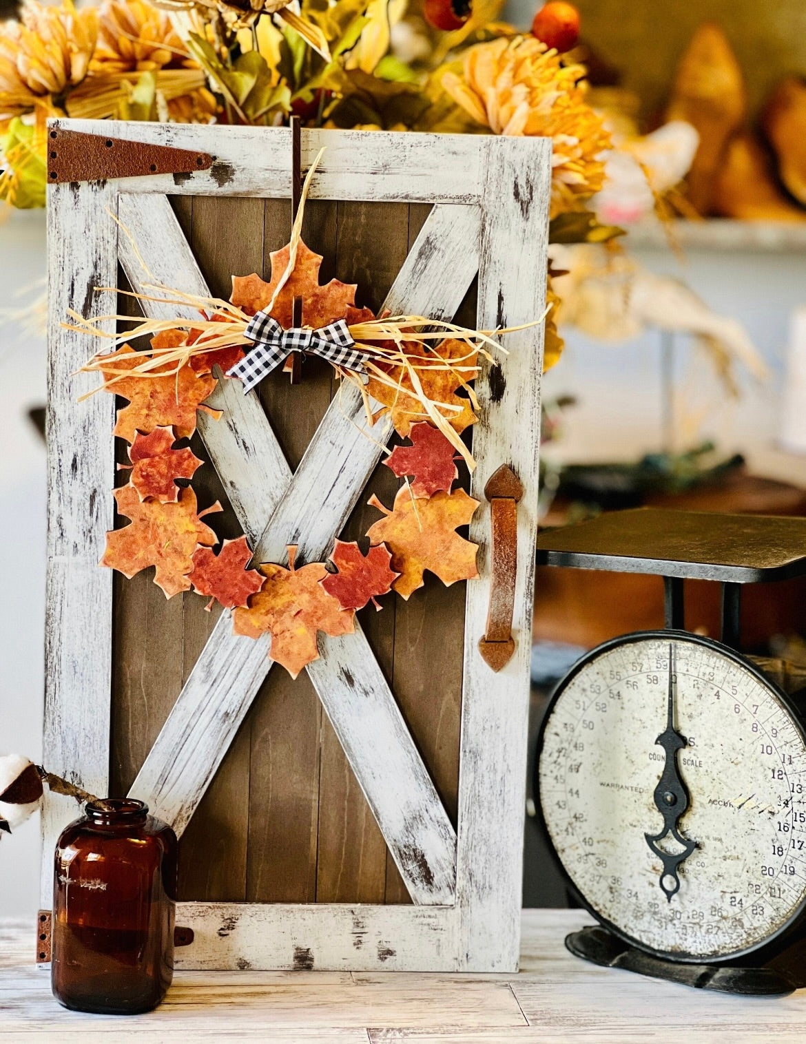 Interchangeable Barn Door Wreath DIY Kit