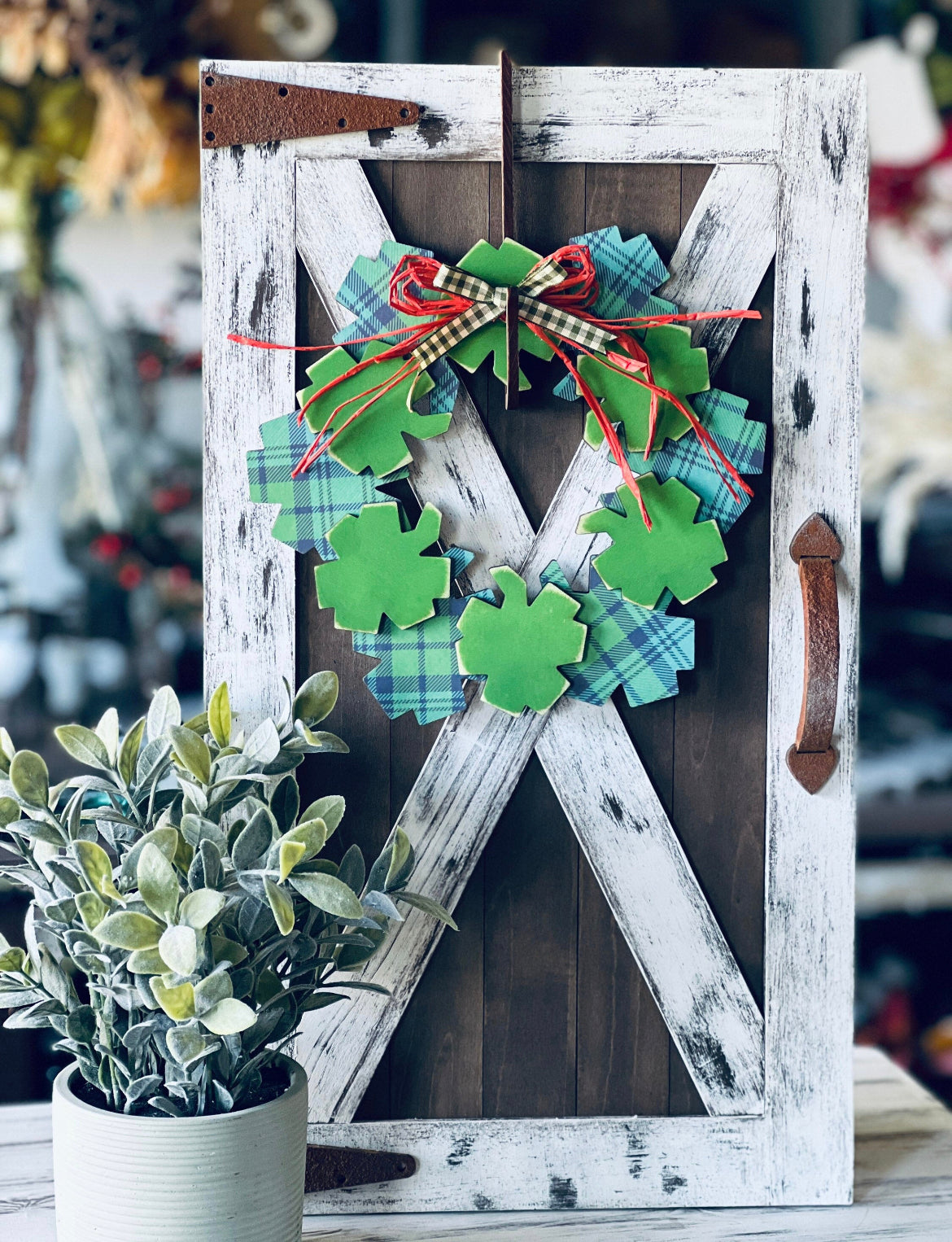 Interchangeable Barn Door Wreath DIY Kit